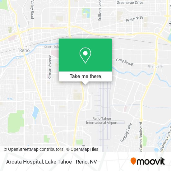 Mapa de Arcata Hospital