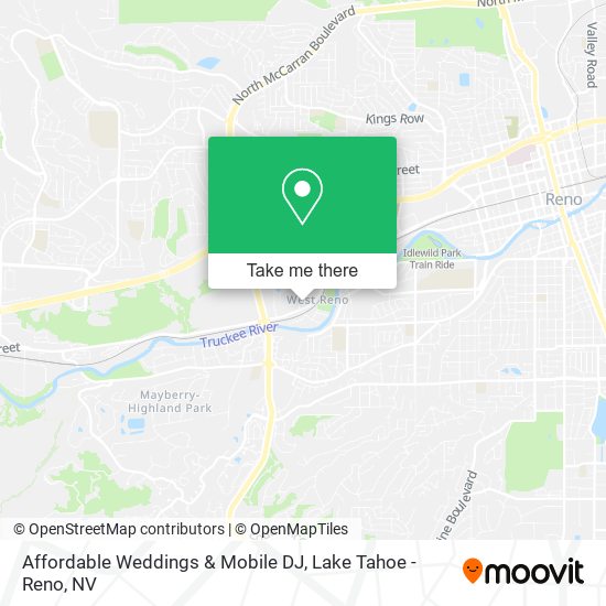 Affordable Weddings & Mobile DJ map