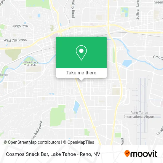 Cosmos Snack Bar map
