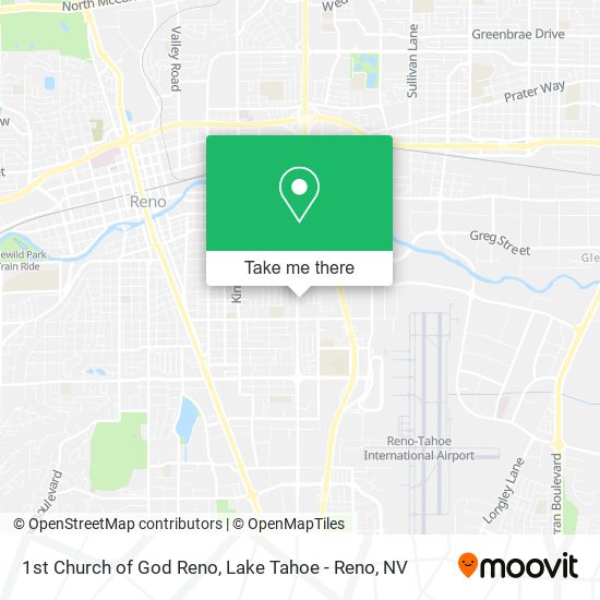 1st Church of God Reno map