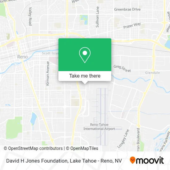 David H Jones Foundation map
