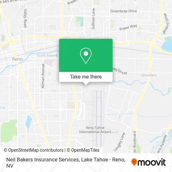 Neil Bakers Insurance Services map