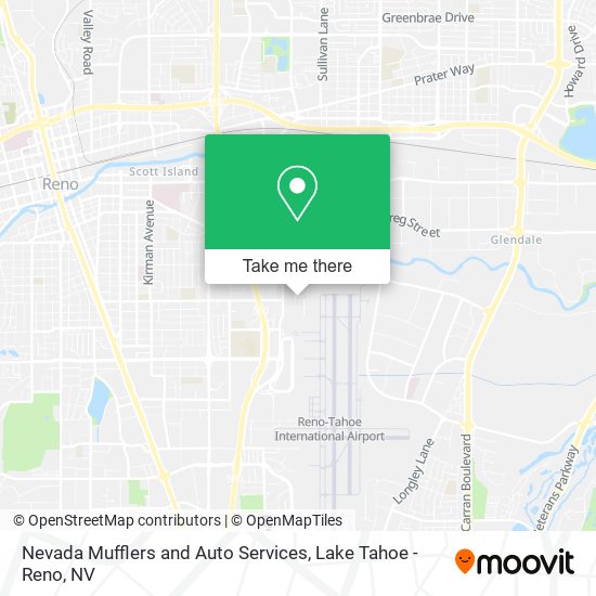 Nevada Mufflers and Auto Services map