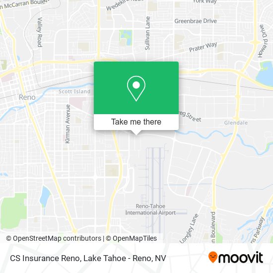 CS Insurance Reno map