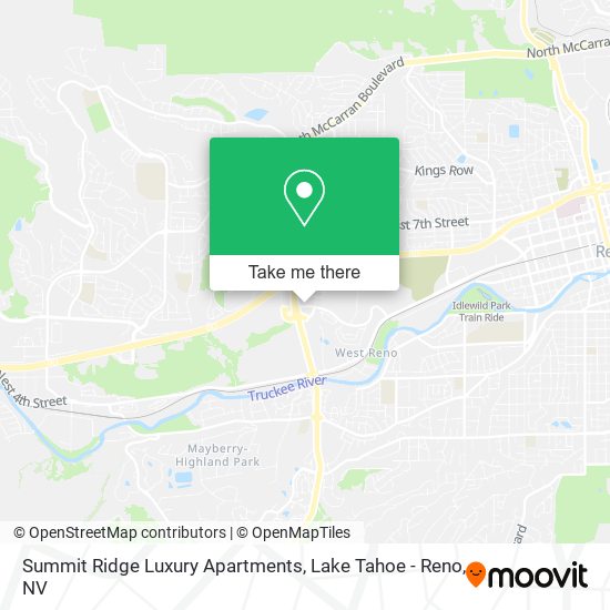Mapa de Summit Ridge Luxury Apartments