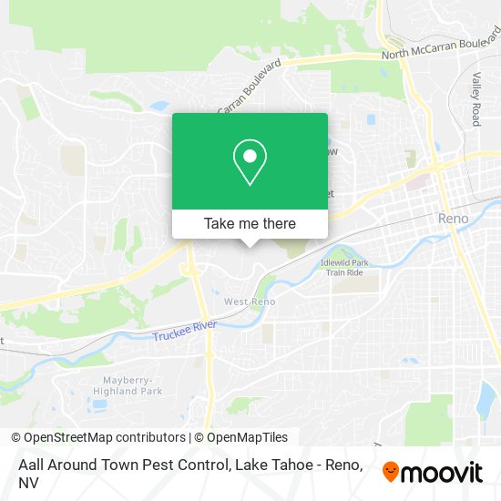 Aall Around Town Pest Control map