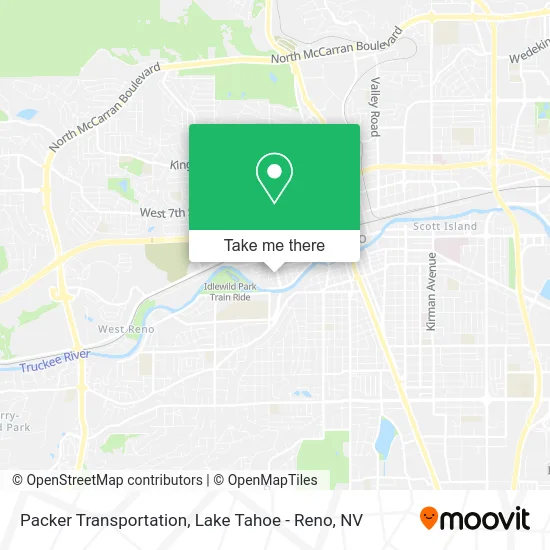 Packer Transportation map