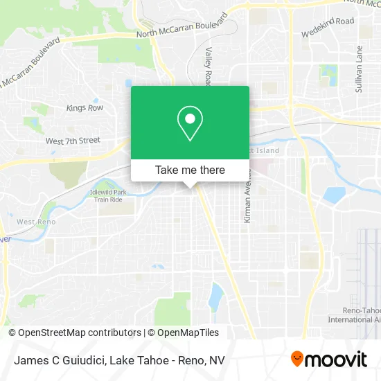 Mapa de James C Guiudici