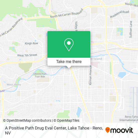 A Positive Path Drug Eval Center map