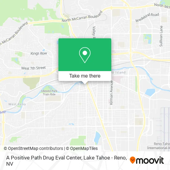 Mapa de A Positive Path Drug Eval Center