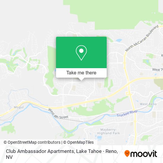 Club Ambassador Apartments map