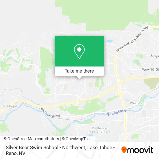 Silver Bear Swim School - Northwest map