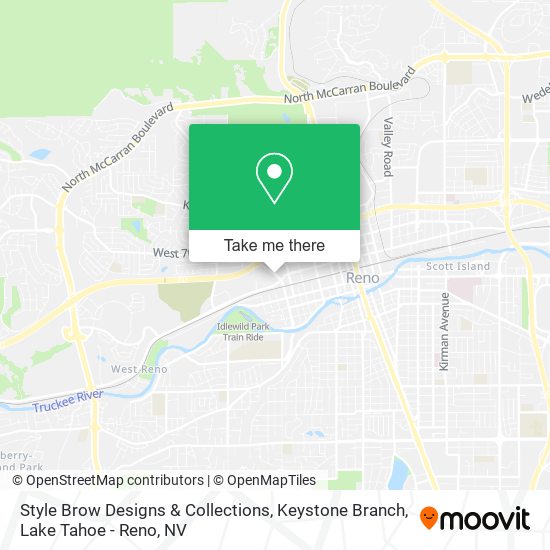 Style Brow Designs & Collections, Keystone Branch map