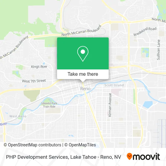 PHP Development Services map