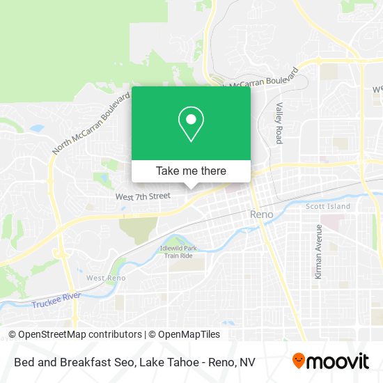 Bed and Breakfast Seo map