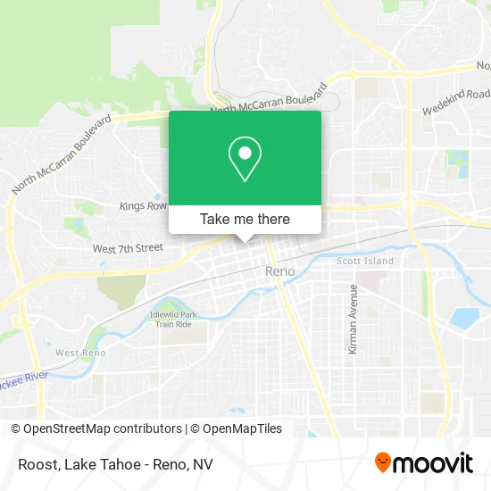 Roost map