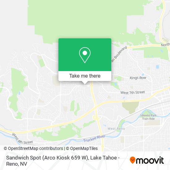 Sandwich Spot (Arco Kiosk 659 W) map