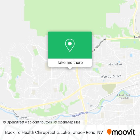 Back To Health Chiropractic map