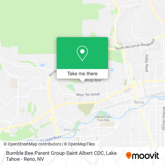 Bumble Bee Parent Group-Saint Albert CDC map