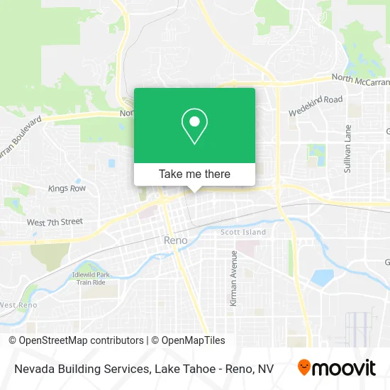 Nevada Building Services map