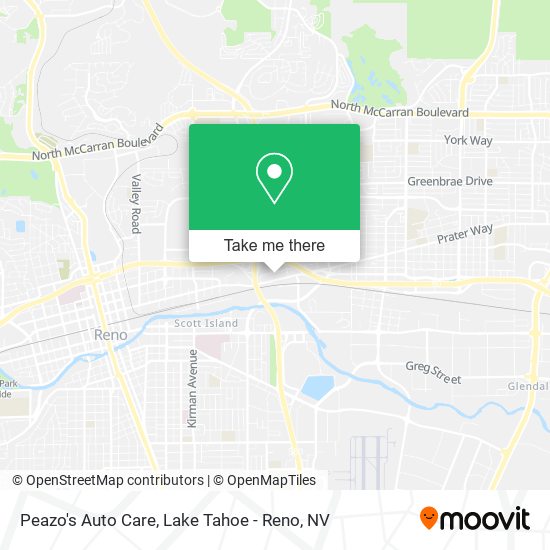 Peazo's Auto Care map