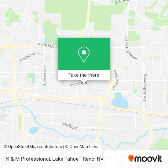 K & M Professional map