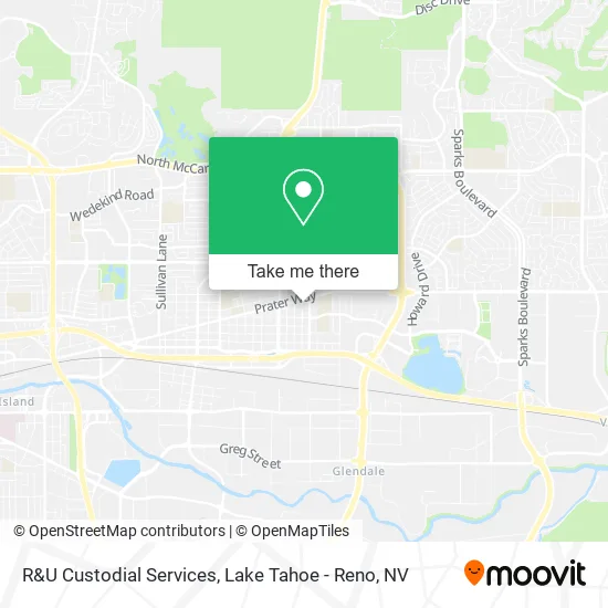 R&U Custodial Services map