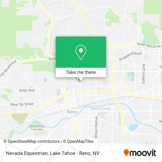 Nevada Equestrian map