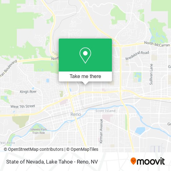 Mapa de State of Nevada
