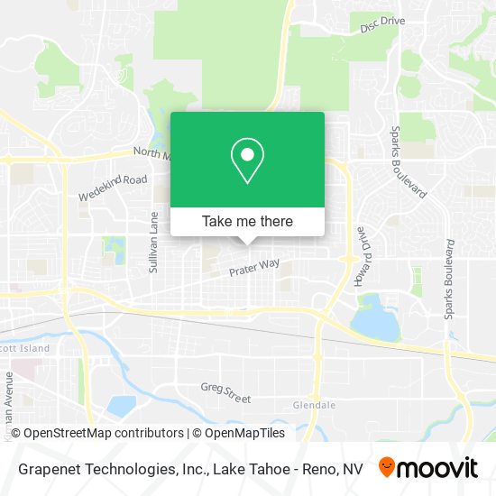 Grapenet Technologies, Inc. map