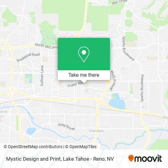 Mystic Design and Print map