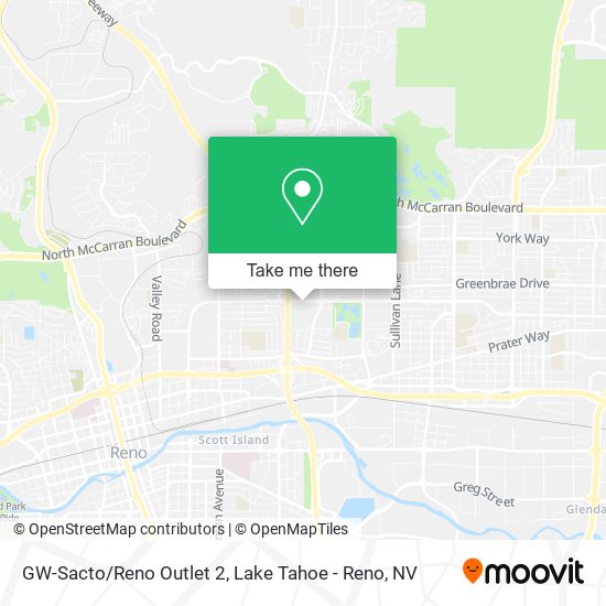Mapa de GW-Sacto/Reno Outlet 2