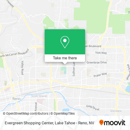 Evergreen Shopping Center map