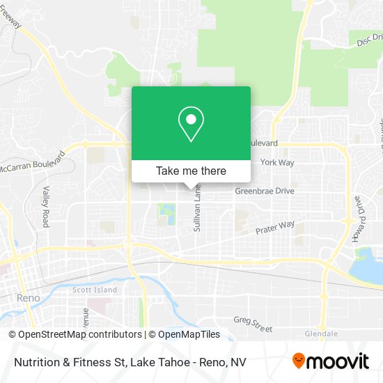 Nutrition & Fitness St map