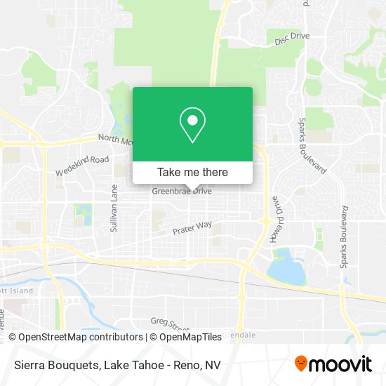 Sierra Bouquets map