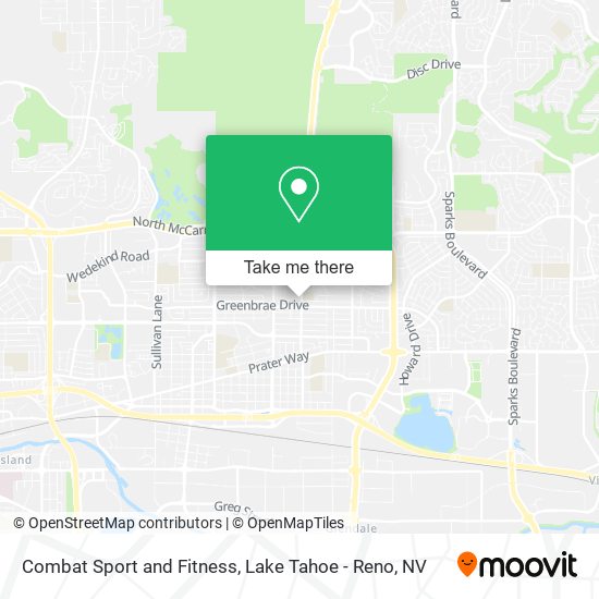 Mapa de Combat Sport and Fitness