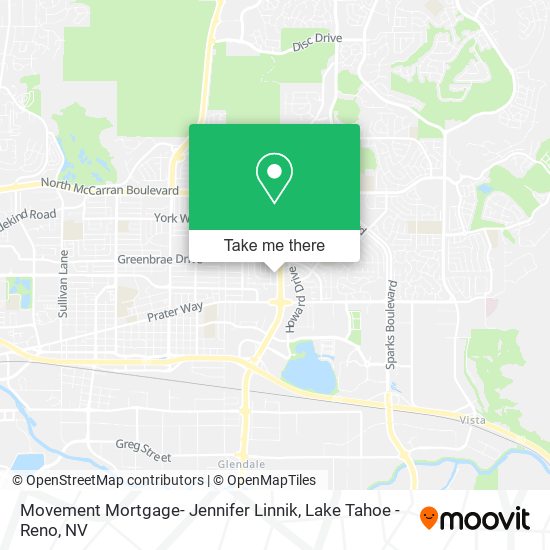 Movement Mortgage- Jennifer Linnik map