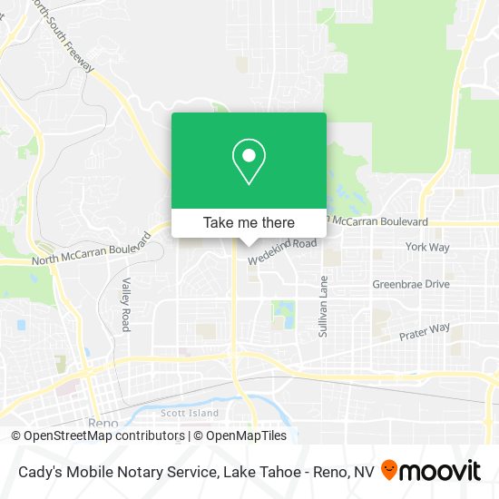 Mapa de Cady's Mobile Notary Service