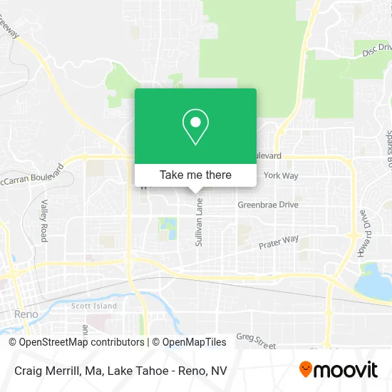 Craig Merrill, Ma map