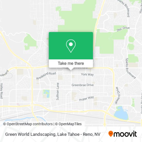 Green World Landscaping map