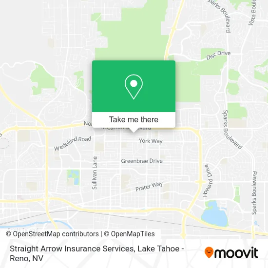 Straight Arrow Insurance Services map