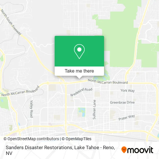 Sanders Disaster Restorations map