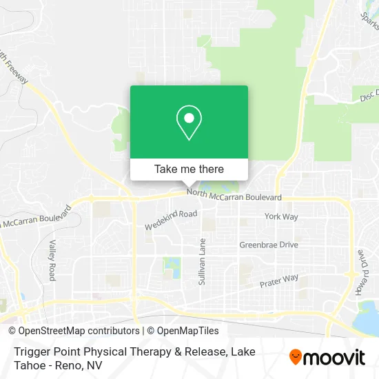 Trigger Point Physical Therapy & Release map