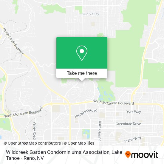 Wildcreek Garden Condominiums Association map