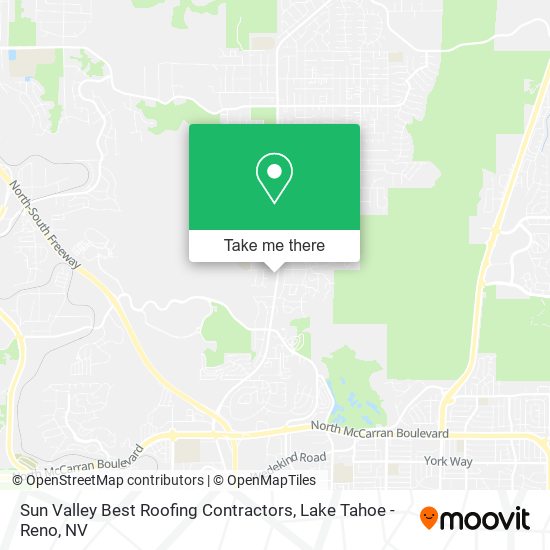 Mapa de Sun Valley Best Roofing Contractors