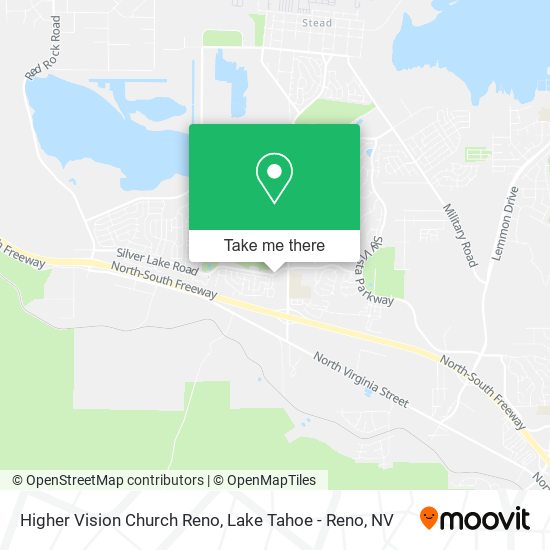 Mapa de Higher Vision Church Reno