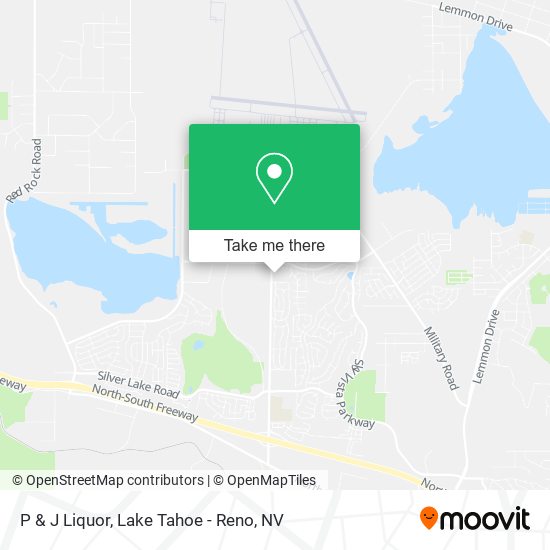 P & J Liquor map