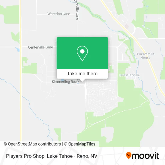 Players Pro Shop map