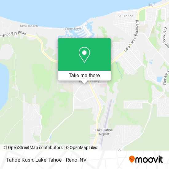 Tahoe Kush map