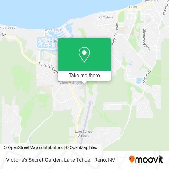 Victoria's Secret Garden map
